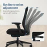 Thumbnail High Back Ergonomic Office Chair with Lumbar Support, Mesh Back, 4D Armrests, and 40° Recline — Smart Chairs, UPLIFT DESK