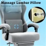 Thumbnail Massage Gaming Chair with Lumbar Support and Footrest — Smart Chairs, HOTOSYCH