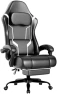 Thumbnail Massage Gaming Chair with Lumbar Support and Footrest — Smart Chairs, HOTOSYCH