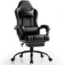 Thumbnail Massage Gaming Chair with Lumbar Support and Footrest — Smart Chairs, HOTOSYCH