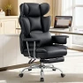 Thumbnail Office Chair Comfy, Big and Tall Executive Leather Chair, High Back Ergonomic Wide Chair with Footrest, Reclining... — Smart Chairs, ALLGOD