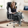 Thumbnail Office Chair Comfy, Big and Tall Executive Leather Chair, High Back Ergonomic Wide Chair with Footrest, Reclining... — Smart Chairs, ALLGOD