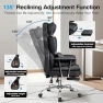 Thumbnail Office Chair Comfy, Big and Tall Executive Leather Chair, High Back Ergonomic Wide Chair with Footrest, Reclining... — Smart Chairs, ALLGOD