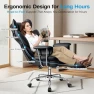 Thumbnail Office Chair Comfy, Big and Tall Executive Leather Chair, High Back Ergonomic Wide Chair with Footrest, Reclining... — Smart Chairs, ALLGOD