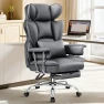 Thumbnail Office Chair Comfy, Big and Tall Executive Leather Chair, High Back Ergonomic Wide Chair with Footrest, Reclining... — Smart Chairs, ALLGOD