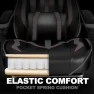 Thumbnail Reclining Gaming Chair with Footrest and Massage — Smart Chairs, Vonesse