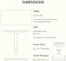 Thumbnail Whole-Piece Standing Desk with Clamp Power Strip — Standing Desk, FLEXISPOT