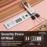 Thumbnail Carry on Luggage with Front Pocket and USB Port — Smart Luggage, imiomo