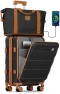 Thumbnail Carry on Luggage with Front Pocket and USB Port — Smart Luggage, imiomo