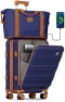 Thumbnail Carry on Luggage with Front Pocket and USB Port — Smart Luggage, imiomo