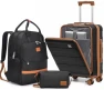 Thumbnail Carry on Luggage with Front Pocket and USB Port — Smart Luggage, imiomo