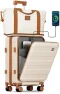 Thumbnail Carry on Luggage with Front Pocket and USB Port — Smart Luggage, imiomo