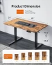 Thumbnail Electric Standing Desk, 48 x 24 Inches Height Adjustable Stand up Desk — Standing Desk, FEZIBO