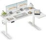 Thumbnail Electric Standing Desk, 48 x 24 Inches Height Adjustable Stand up Desk — Standing Desk, FEZIBO