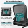 Thumbnail Ergonomic Mesh Office Chair with Adjustable Lumbar Support and Flip-up Armrests — Smart Chairs, FelixKing