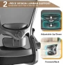 Thumbnail Ergonomic Office Chair - High Back Desk Chair with Adjustable Lumbar Support, Breathable Mesh Back, 330LBS Capacity,... — Smart Chairs, Zeonsit