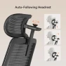 Thumbnail Ergonomic Office Chair with Footrest, Auto-Following Lumbar Support, High Back Desk Chair with 4D Armrest, 136° Tilt... — Smart Chairs, NEWTRAL