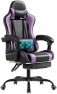 Thumbnail Gaming Chair with Footrest and Massage Lumbar Support — Smart Chairs, Shahoo