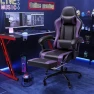 Thumbnail Gaming Chair with Footrest and Massage Lumbar Support — Smart Chairs, Shahoo