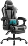 Thumbnail Gaming Chair with Footrest and Massage Lumbar Support — Smart Chairs, Shahoo