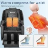Thumbnail Zero Gravity Full Body Electric Shiatsu Massage Chair Recliner with Foot Rollers, Heat Therapy, and Air Massage System — Massage Chairs, BestMassage