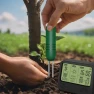 Thumbnail Wireless Soil Moisture Meter with Thermometer, Sunlight, and Time Display — Soil Moisture Sensor, Kithouse
