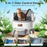 Thumbnail Automatic Litter Box with Entry Step — Self-Cleaning Litter Box, Thereye