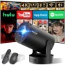Thumbnail Mini Projector with WiFi 6 and Bluetooth 5.4 Support 4K 1080P Auto Keystone 180° Rotatable — Smart Projector, wowlink
