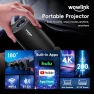 Thumbnail Mini Projector with WiFi 6 and Bluetooth 5.4 Support 4K 1080P Auto Keystone 180° Rotatable — Smart Projector, wowlink