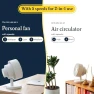 Thumbnail Smart Fan – Ultra-Quiet 2-in-1 Air Circulator with Remote — Smart Fan, Windmill