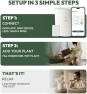 Thumbnail Smart Self Watering Planter with WiFi Bridge & App Control — Indoor Garden, LeafyPod