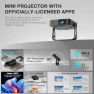 Thumbnail Black Smart Mini Projector with WiFi and Bluetooth — Smart Projector, XuanPad
