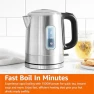 Thumbnail Electric Stainless Steel Kettle for Tea and Coffee — Electric Kettle, Amazon Basics