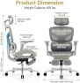 Thumbnail Ergonomic Office Chair with Footrest & Massage Lumbar Support — Smart Chairs, COTYFLY