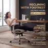 Thumbnail Ergonomic Office Chair with Footrest & Massage Lumbar Support — Smart Chairs, COTYFLY