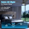 Thumbnail Low Profile Ceiling Fan with Lights — Smart Fan, Lorpies