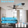 Thumbnail Low Profile Ceiling Fan with Lights — Smart Fan, Lorpies
