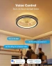 Thumbnail Smart Ceiling Fan Light with Nightlight — Smart Fan, Lumary