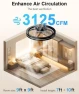 Thumbnail Smart Ceiling Fan Light with Nightlight — Smart Fan, Lumary
