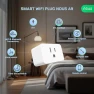 Thumbnail Wi-Fi Smart Plug 15A, Dual-Band 2.4GHz & 5GHz, Energy Monitoring — Smart Plug, NOUS