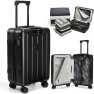 Thumbnail Air Vacuum Seal Suitcase Carry-On — Smart Luggage, BlackVoyage