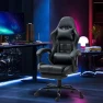 Thumbnail Massage Gaming Chair with Footrest — Smart Chairs, ECOTOUGE