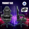 Thumbnail Massage Gaming Chair with Footrest — Smart Chairs, ECOTOUGE