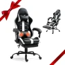 Thumbnail Massage Gaming Chair with Footrest — Smart Chairs, ECOTOUGE