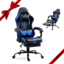 Thumbnail Massage Gaming Chair with Footrest — Smart Chairs, ECOTOUGE