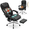 Thumbnail Massage Office Chair with 3-Level Heat and Footrest — Massage Chairs, MALOL