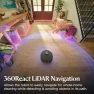 Thumbnail Robot Vacuum & Mop with No Tangle Pet Brush Roll, LiDAR Navigation & Liftable Pad — Robot Vacuum, Bissell