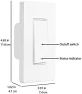 Thumbnail Smart Light Switch, 3-Way, Works with Alexa Only, Voice Control, 2.4 GHz Wi-Fi, No Hub Required — Smart Switch, Amazon Basics