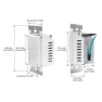 Thumbnail Smart Light Switch H2 (2-in-1 Neutral, 2 Buttons, 2 Channels) — Smart Switch, Aqara