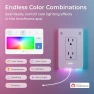 Thumbnail Smart Outlet with RGB Night Light — Smart Plug, Intecular